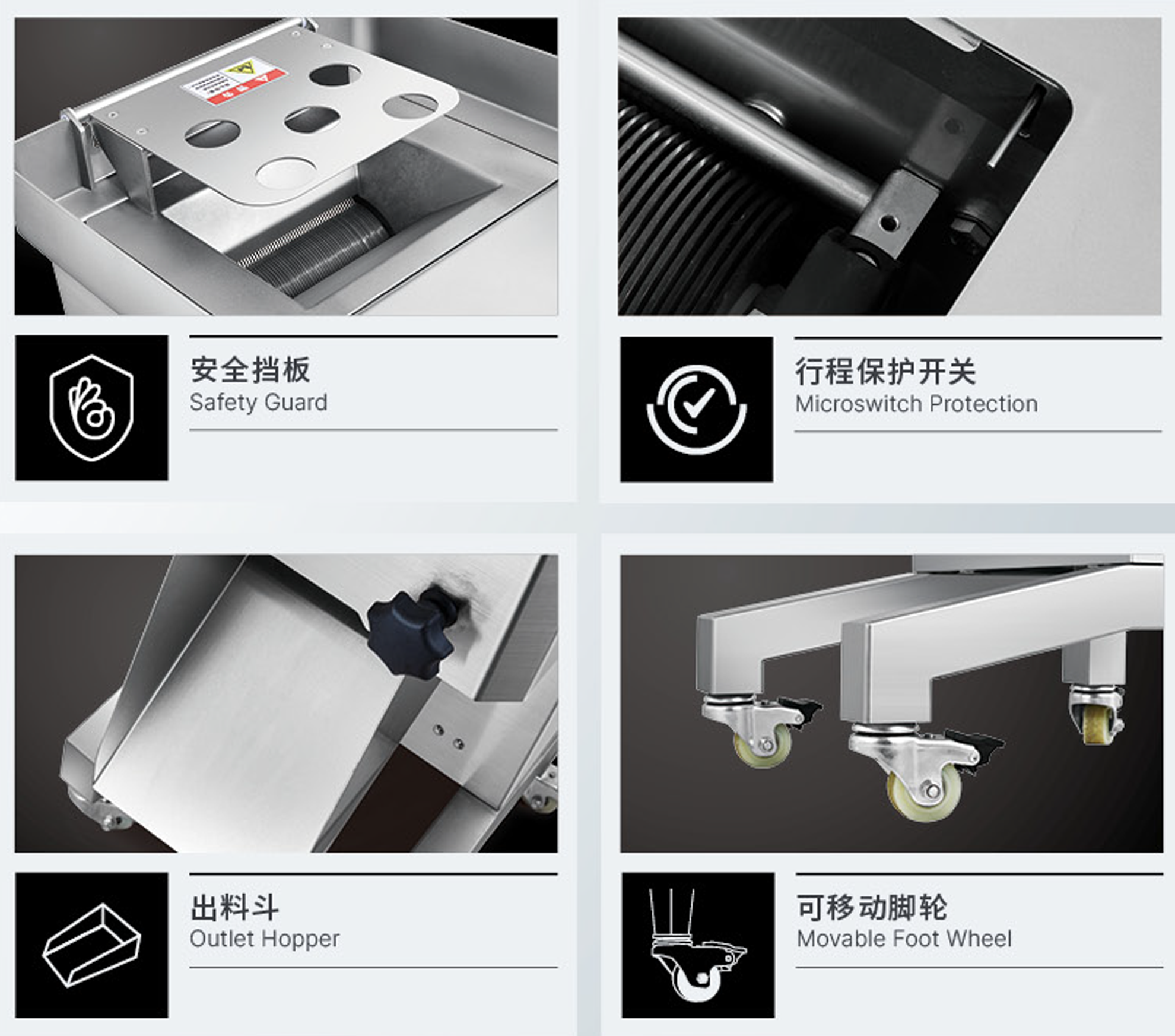 商用切肉片/切丝机 QP-130/180