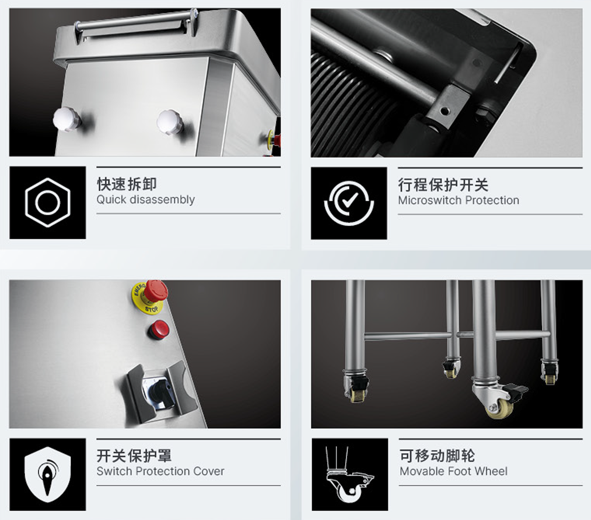 商用切肉片/切丝机 QP-200D